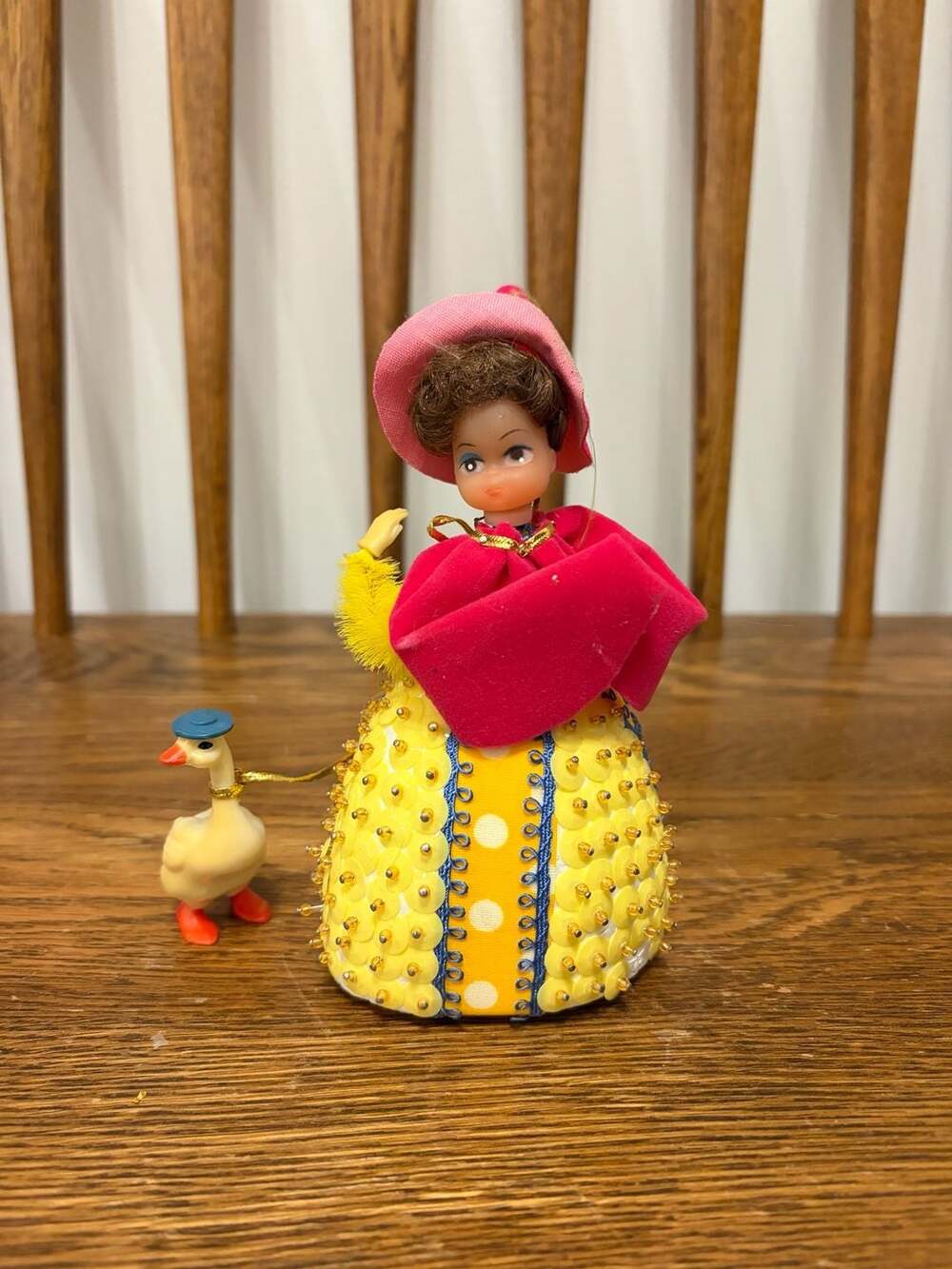 Vintage 1970s Walco Li'l Missy Bo Peep Beaded and Sequined Doll